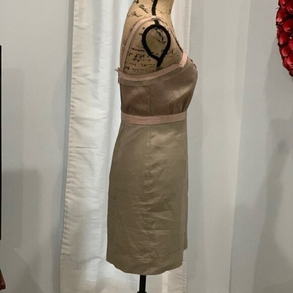 Ann Taylor Loft dress size 4P ribbon mesh detail - Picture 3 of 9